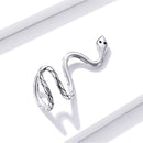 Brinco Clip Serpente - Prata 925